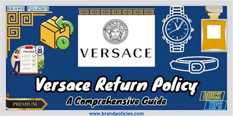 versace return policy in-store|versace returns online.